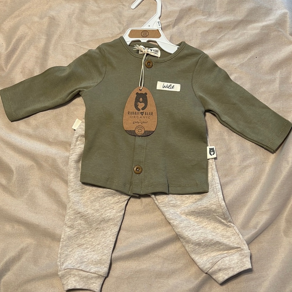 Rabbit and Bear 3-6m set